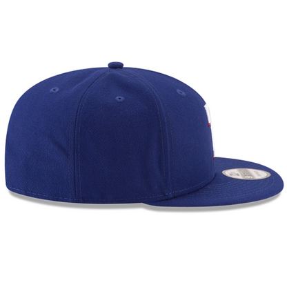 TEXAS RANGERS NEW ERA ON FIELD BASIC COLLECTION SNAPBACK 9FIFTY-BLUE