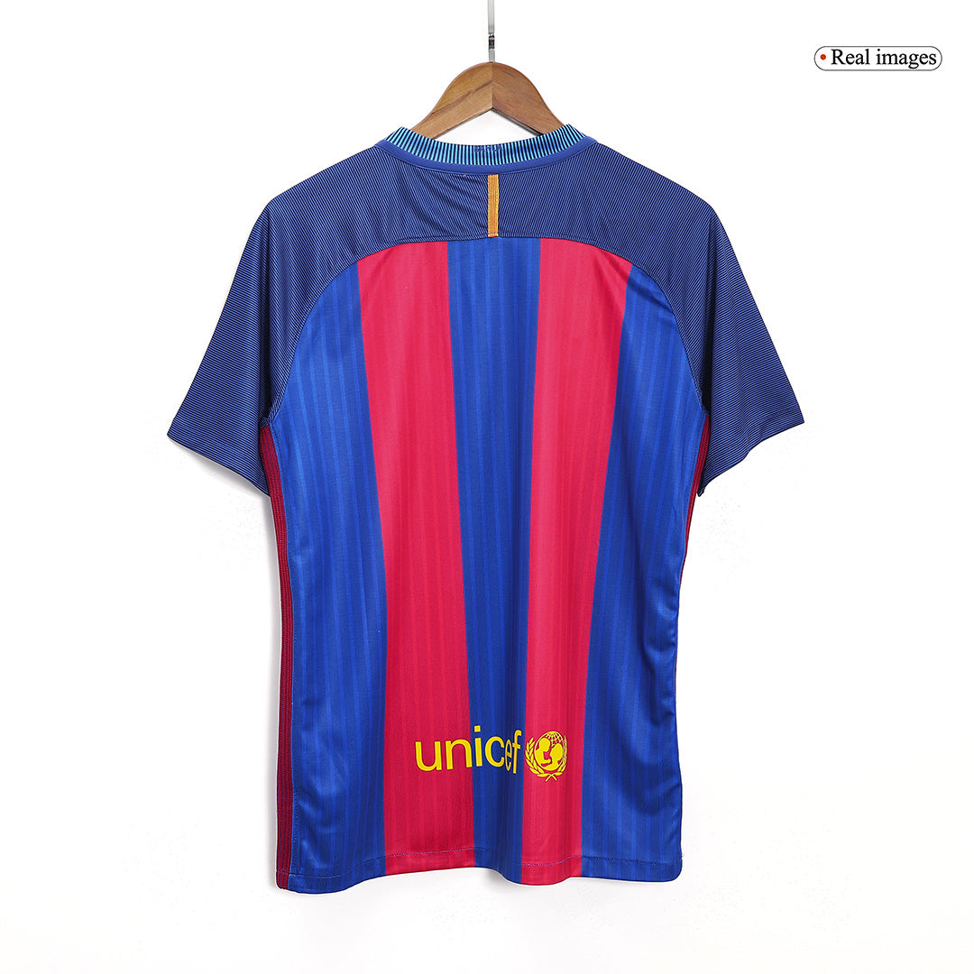 Retro MESSI #10 2016/17 Mens Barcelona Home Jersey