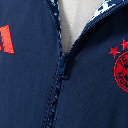 Bayern Munich Windbreaker 2025/26 Reversible Football Soccer Jacket