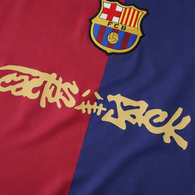 Barcelona Home Travis Scott 24/25 Season Jersey