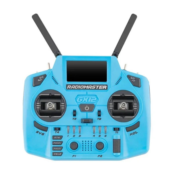 RadioMaster GX12 Crush ExpressLRS Radio Controller 1000Hz CNC Hall Gimbal Dual Band 16CH Transmitter for FPV Drones