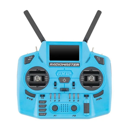 RadioMaster GX12 Crush ExpressLRS Radio Controller 1000Hz CNC Hall Gimbal Dual Band 16CH Transmitter for FPV Drones