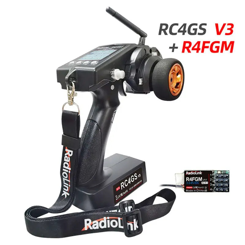 Radiolink RC4GS V3 2.4G 5CH RC Radio Transmitter with R6FG Gyro Receiver Remote Controller for RC Car Boat