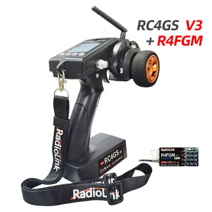 Radiolink RC4GS V3 2.4G 5CH RC Radio Transmitter with R6FG Gyro Receiver Remote Controller for RC Car Boat