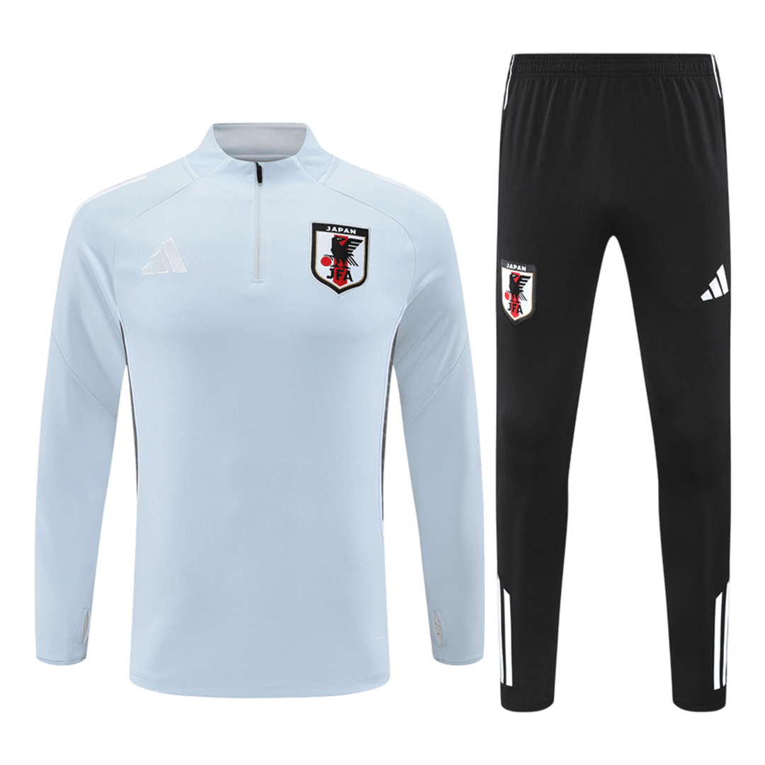 Kids Japan 2026 White Zipper Sweatshirt Kit (Top+Pants)