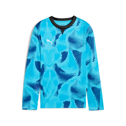 Puma Teamtarget Long Sleeve Youth Goalkeeper Jersey - Blue