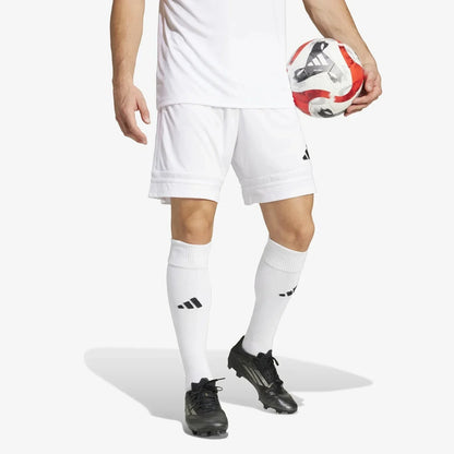 adidas Squadra Soccer 25 Short White-Black Logo.