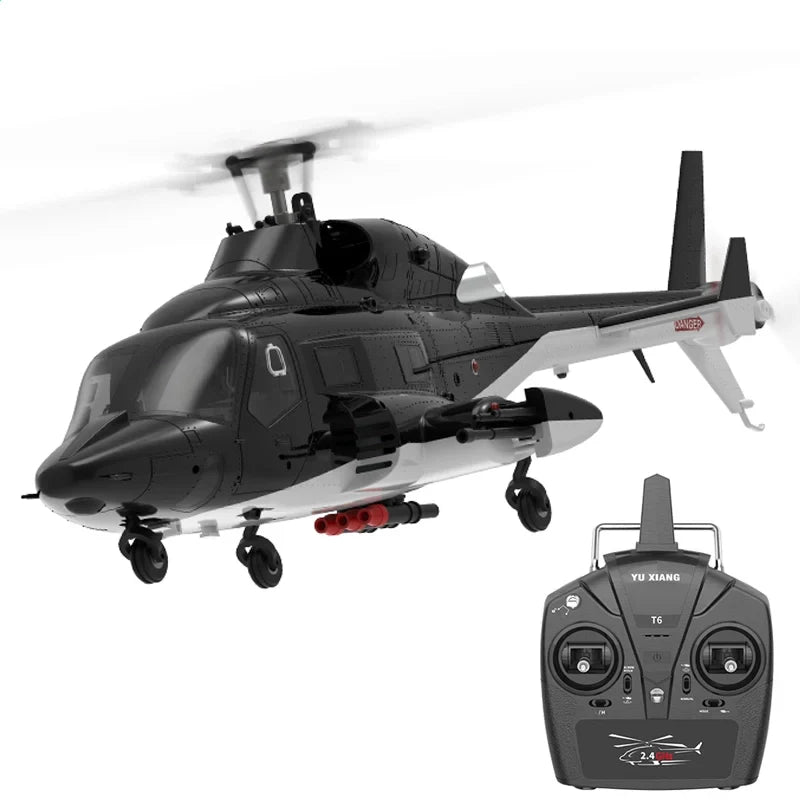 YUXIANG F02 Airwolf RC Helicopter Auto Stabilized 6CH 6-Axis Gyro Optical Flow Positioning Helicopter