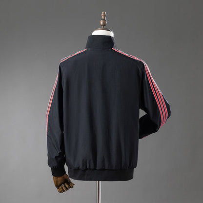 Manchester United Windbreaker 2025-26 Black Football Soccer Jacket