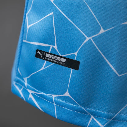 Manchester City Home Jersey 2020-21 Retro Football Kit Soccer Shirt