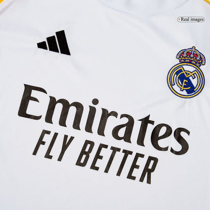 Mens Real Madrid Home Long Sleeve Jersey 2025/26