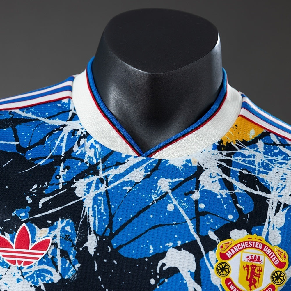 Player Version Manchester United Stone Roses Jersey 2026-2027 Football Kit Soccer Shirt
