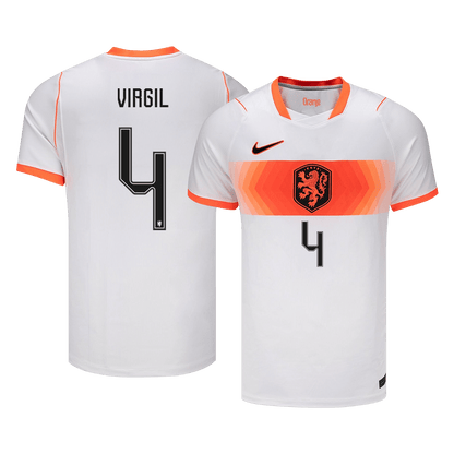 VIRGIL #4 Mens Netherlands World Cup Away Jersey 2026