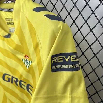 Real Betis Jersey 25/26 Yellow Goalkeeper Football Kit Soccer Jersey