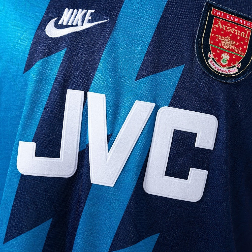 Arsenal Jersey 1995-96 Away Retro Football Kit Long Sleeves