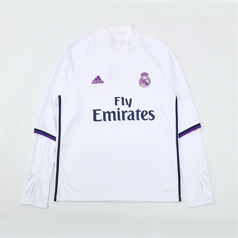 Retro Real Madrid Training Tracksuits 2016-17 Football Kit Soccer Jersey