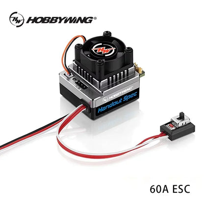 Hobbywing XeRun XR10 Justock G3 60A Sensored Brushless ESC & Motor Combo for 1/10 RC Drift, Touring & Racing Cars — 13.5T / 17.5T / 21.5T