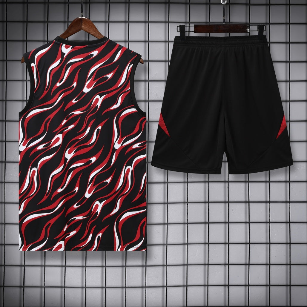 Manchester United Vest Set Training Tracksuits 25/26 Football Kit Soccer Jersey
