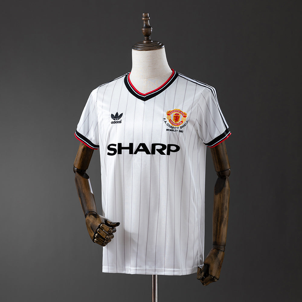 Manchester United Away Jersey1983-84 Retro Football Kit Soccer Shirt