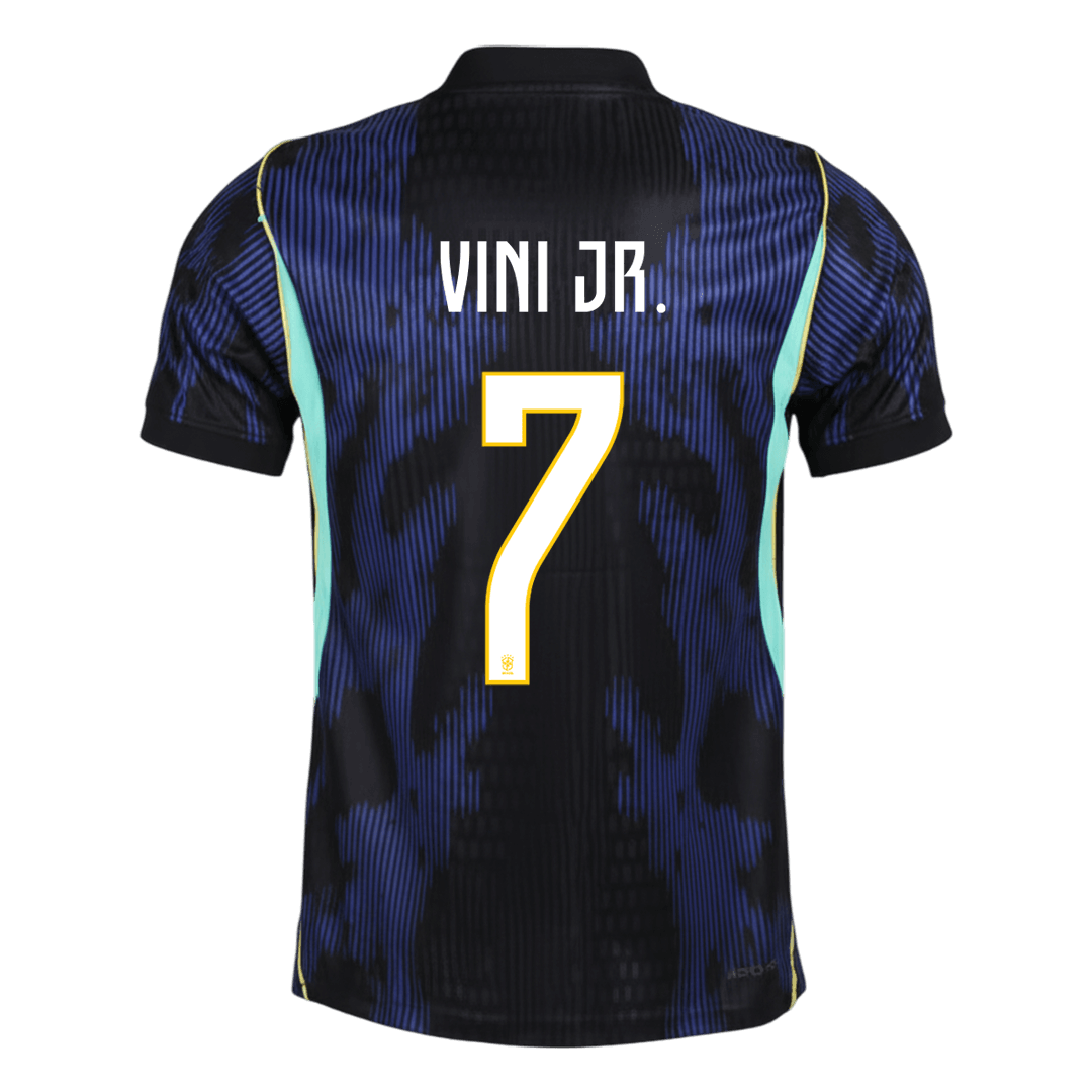 VINI JR. #7 Mens Brazil World Cup Away Jersey 2026 - Player Version (Slim Fit)