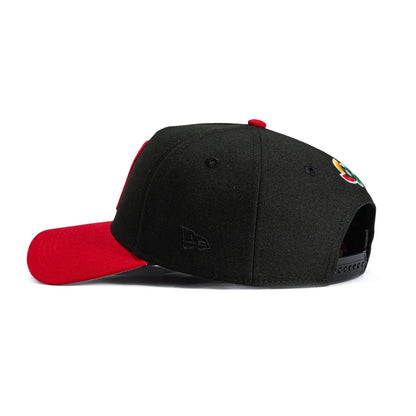 New Era Mexico WBC  9FORTY A-Frame Snapback Hat-Black/Red