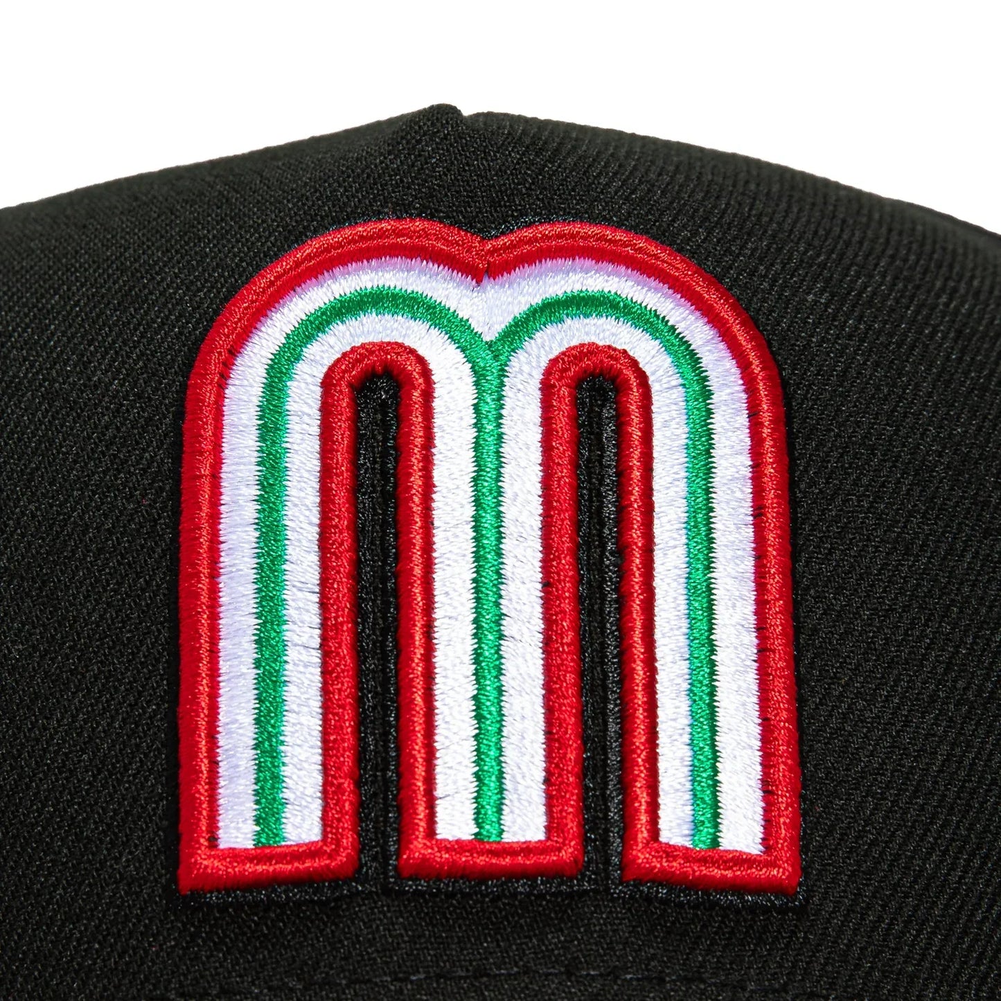 New Era Mexico WBC  9FORTY A-Frame Snapback Hat-Black/Red