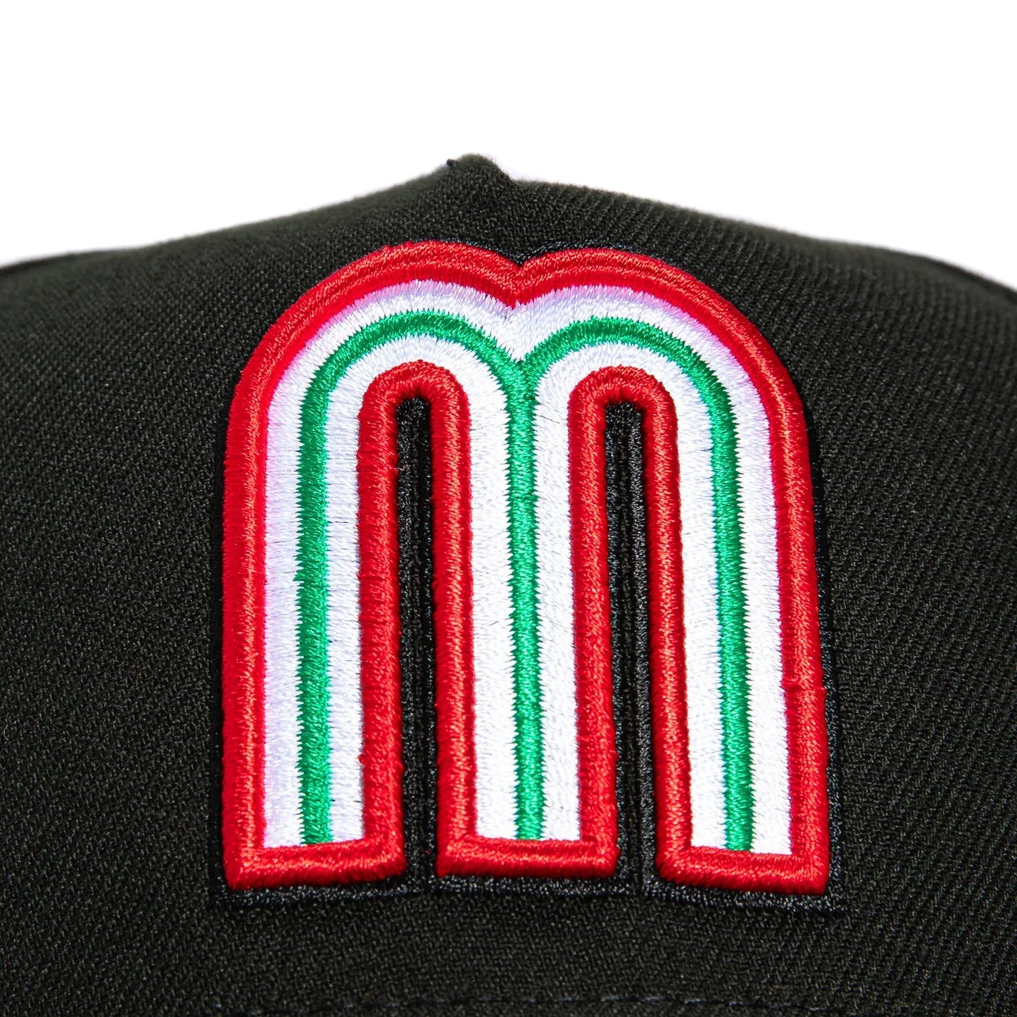 New Era Mexico WBC  9FORTY A-Frame Snapback Hat-Black/Brown