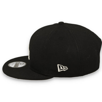 New Era Los Angeles Dodgers 2025 World Series Side Patch 9FIFTY Snapback Hat-Black/White