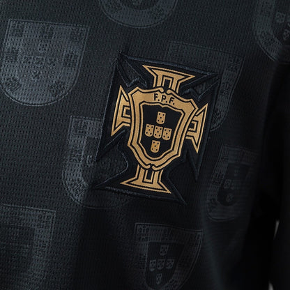 Portugal Black Jersey 25/26 Special Football Kit Long Sleeves