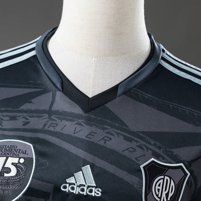 River Plate Jersey 2013-14 Black Retro Football Kit