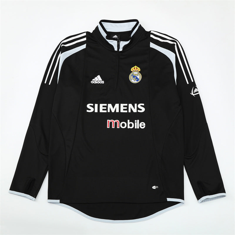 Retro Real Madrid Training Tracksuits 2004-05 Football Kit Soccer Jersey