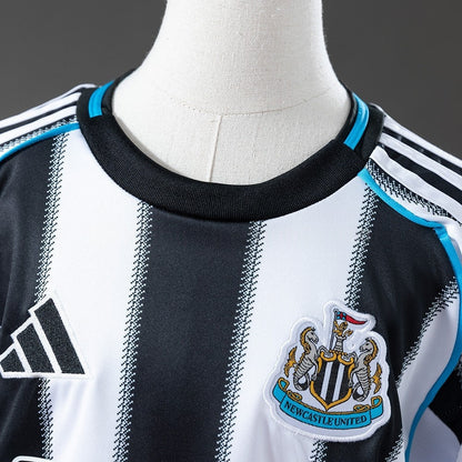 Kids Newcastle United Jersey 25/26 Home Football Kit