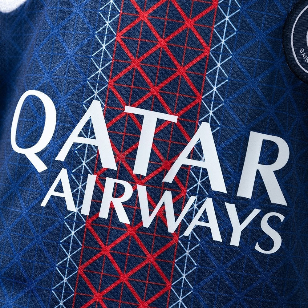 Kids PSG Jersey 25/26 Home Football Kit Star