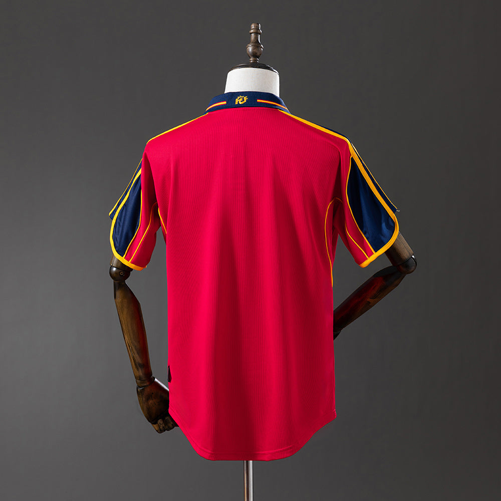 Spain Jersey 2000 Home Retro Football Kit