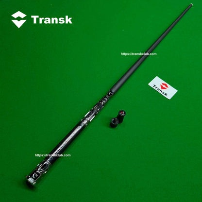 Transk Metal Dragon Slayer Jump Cue - Carbon Fiber Shaft with Sheepskin Grip-13mm tip