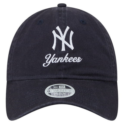 New Era Women's New York Yankees Preppy Team 9TWENTY Adjustable Hat-Navy