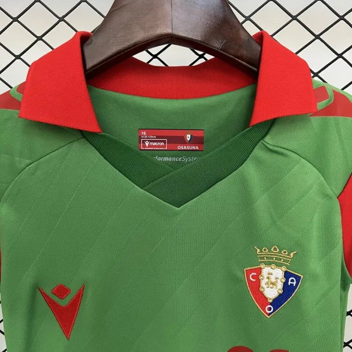 Kids Osasuna Jersey 25/26 Away Football Kit Soccer Jersey