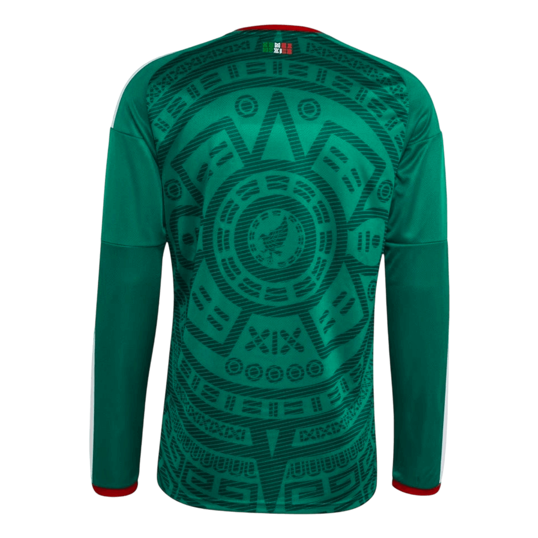Mens Mexico World Cup Home Long Sleeve Jersey 2026