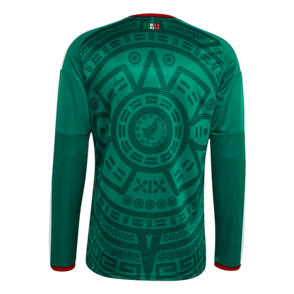 Mens Mexico World Cup Home Long Sleeve Jersey 2026