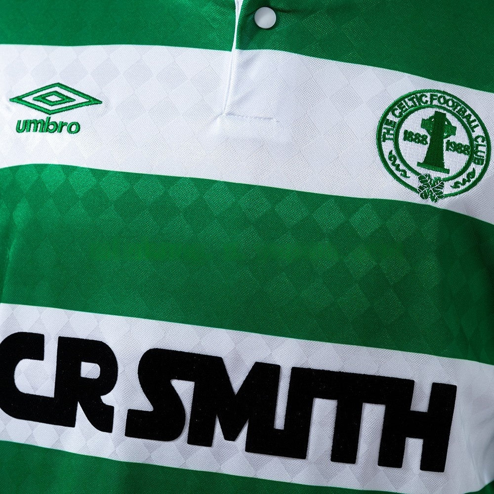 Celtic Jersey 1987-89 Home Retro Kit Long Sleeves