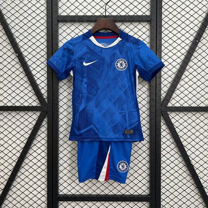 Kids Chelsea Jersey 25/26 Football Kit Soccer Jersey