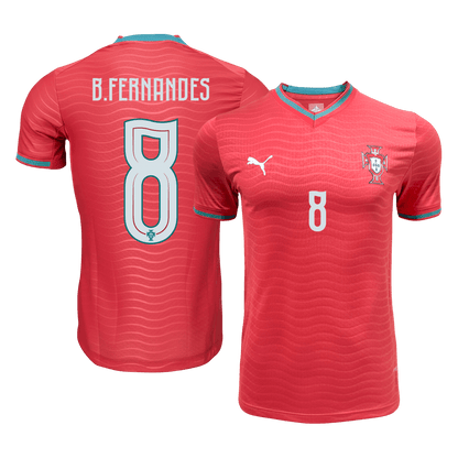 B.FERNANDES #8 Mens Portugal World Cup Home Jersey 2026 - Player Version (Slim Fit)