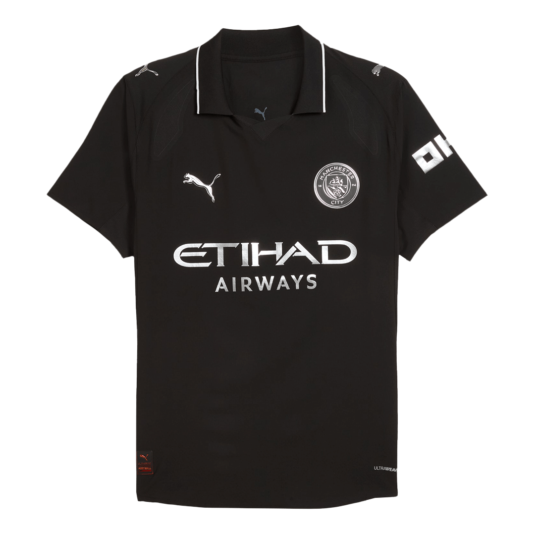 RODRIGO #16 Mens Manchester City Away Jersey 2025/26 - Player Version (Slim Fit)