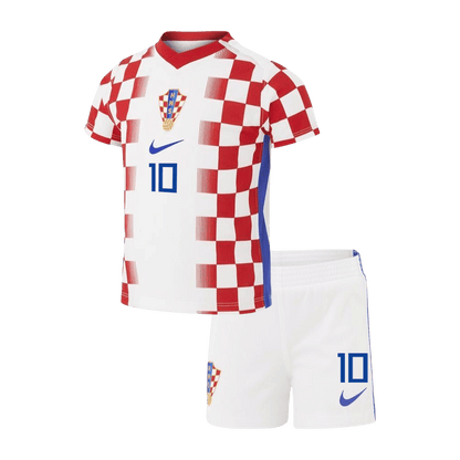 MODRIĆ #10 Kids Croatia World Cup Home Kit 2026