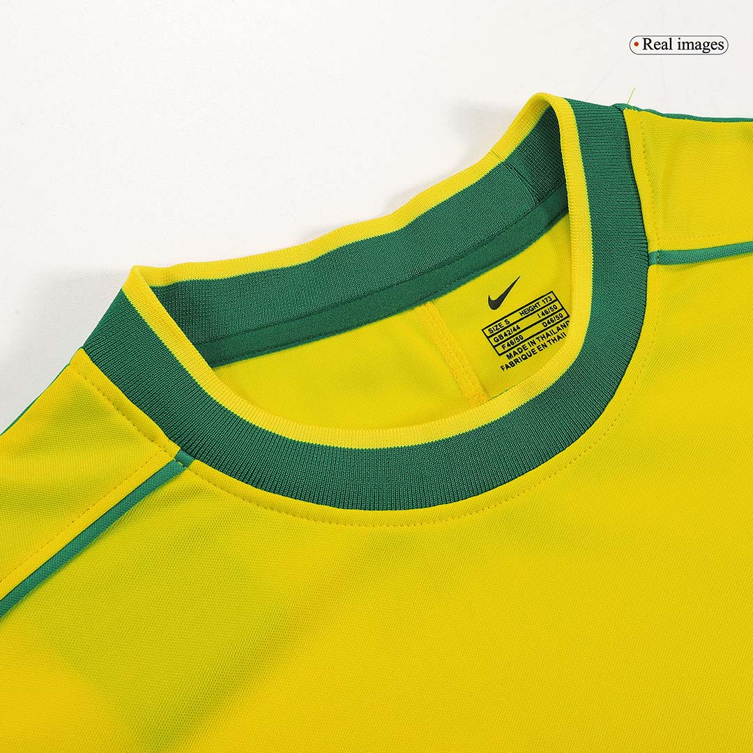 Retro CAFU #2 1998 Mens Brazil World Cup Home Jersey