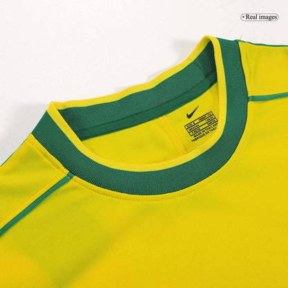 Retro CAFU #2 1998 Mens Brazil World Cup Home Jersey