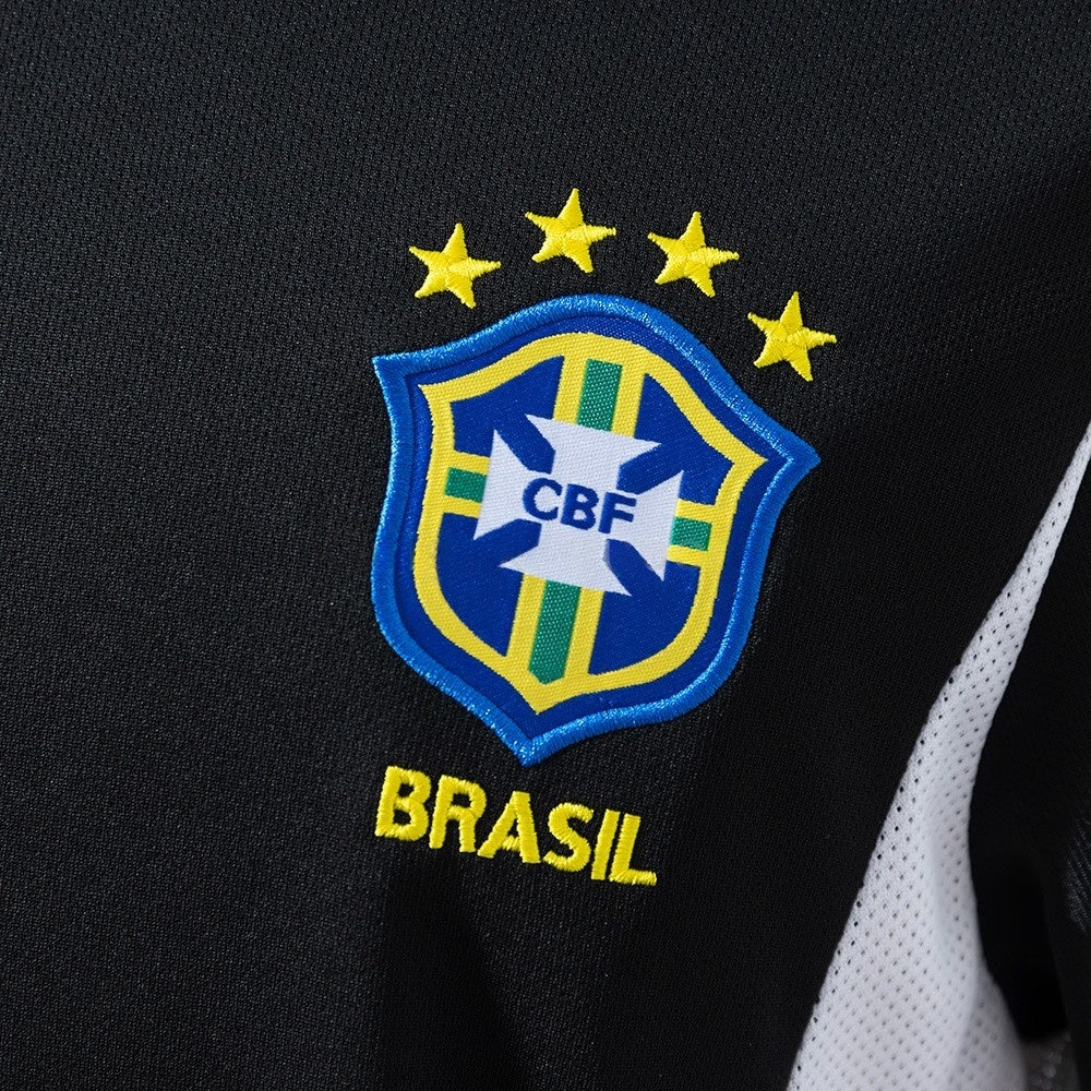 Brazil Jersey 2002 Black Retro Football Kit