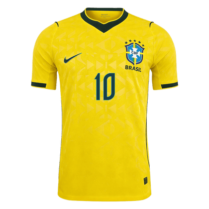 NEYMAR JR #10 Mens Brazil World Cup Home Jersey 2026 - Player Version (Slim Fit)
