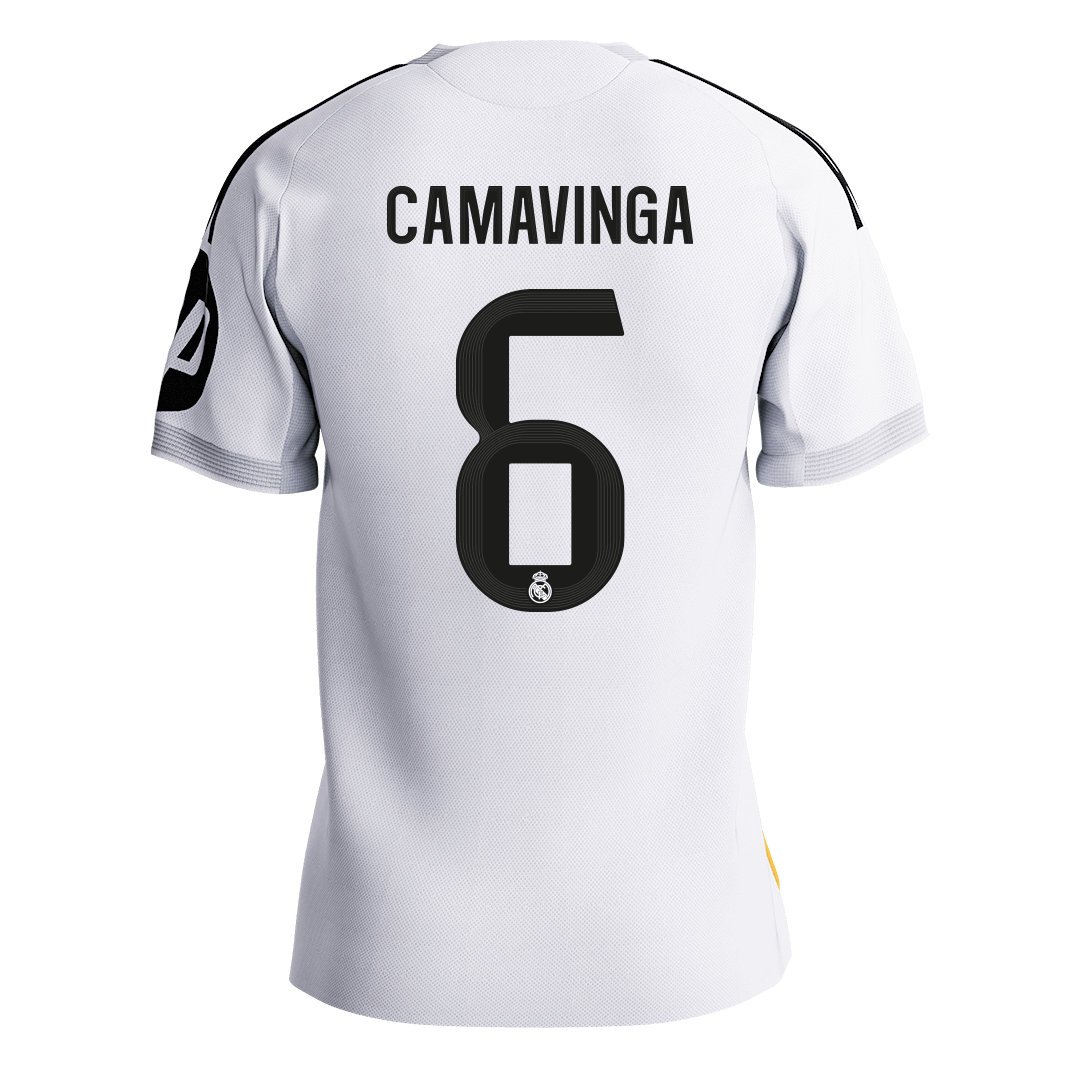 CAMAVINGA #6 Mens Real Madrid Home Jersey 2025/26 - Player Version (Slim Fit) [PREMIUM]