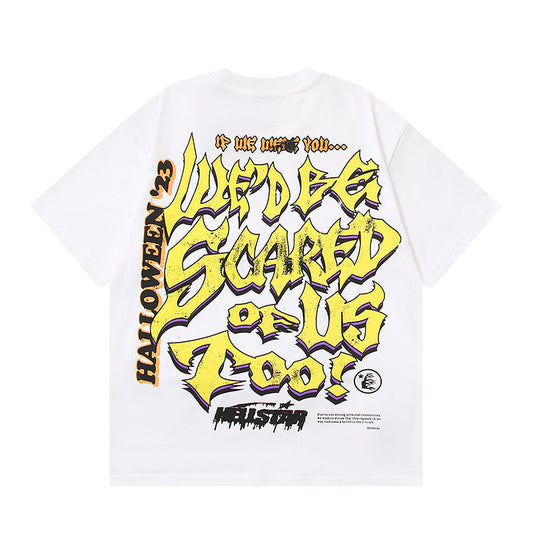 Hellstar Frankenkid White Graphic T-Shirt
